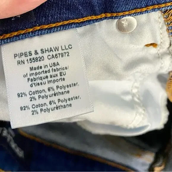 Veronica Beard Carson Ankle Flare High Rise Jeans Women’s Size 24 Made in USA - Picture 11 of 16